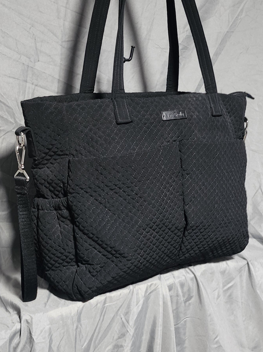 NWOT Vera Bradley Classic Black Quilted Iconic Ultimate Baby Bag Diaper Bag